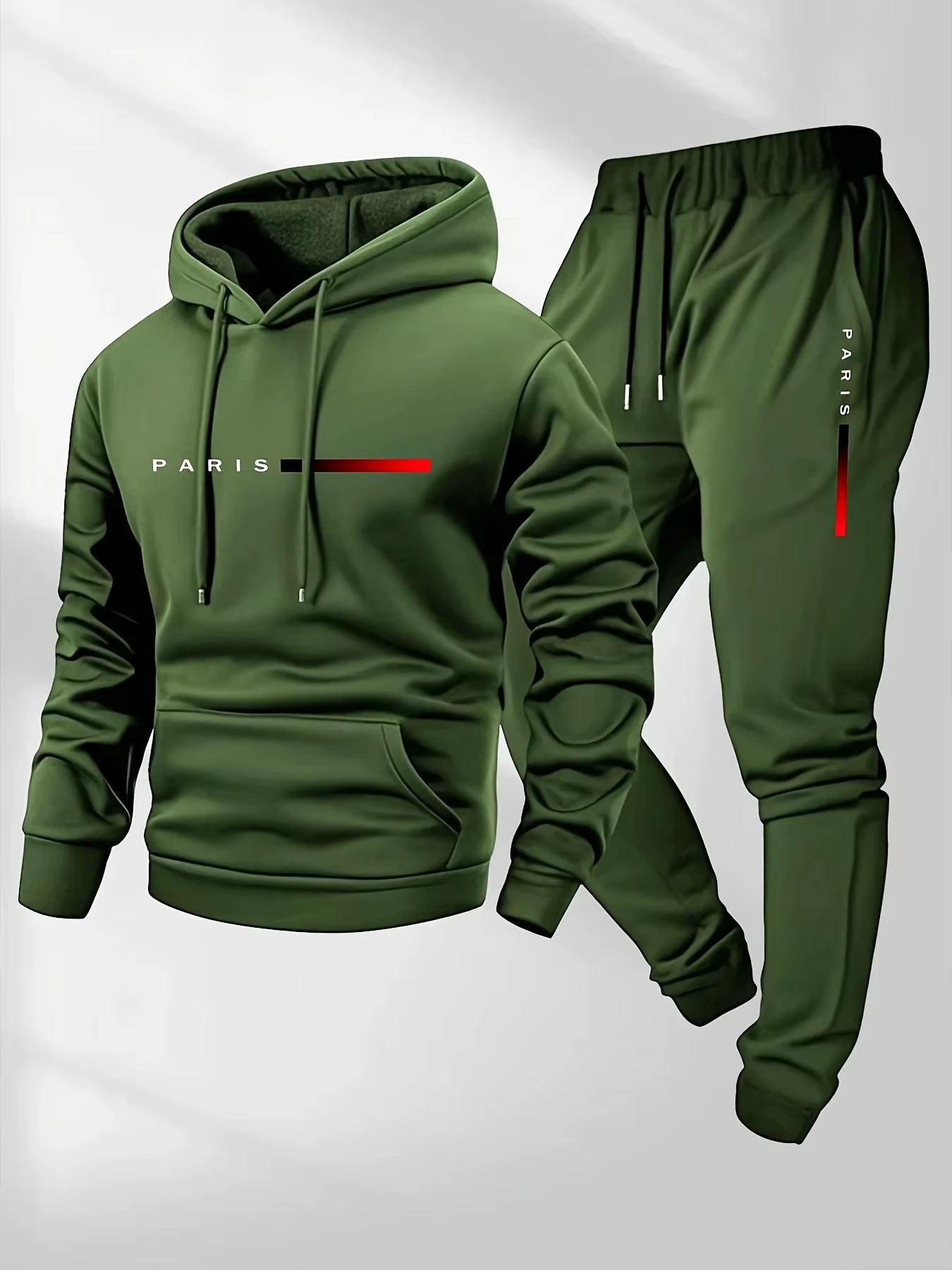 Men'S Tracksuit Sets Hoodie and Pants Women Solid Color Hooded Pullover+Pants Suit Casual Sportswear Sets Male