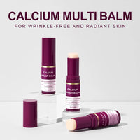 Cemenrete Calcium Multi Balm Stick, Korean Wrinkle Core Stick, Anti-Aging, Sagging, Wrinkles, Hydrating, Almond & Vitamin E for Lip Balm Eye Cream Neck (1)