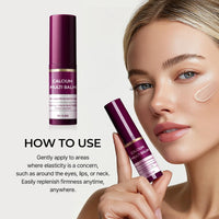 Cemenrete Calcium Multi Balm Stick, Korean Wrinkle Core Stick, Anti-Aging, Sagging, Wrinkles, Hydrating, Almond & Vitamin E for Lip Balm Eye Cream Neck (1)