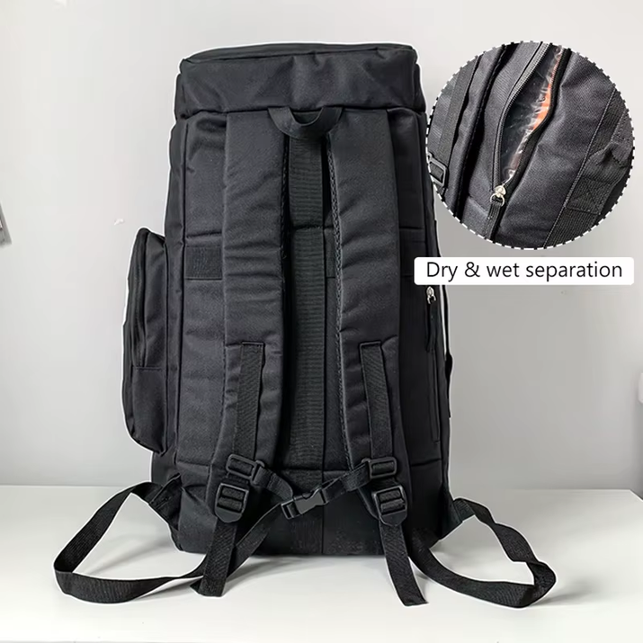 Sport Gym Bag Men Fitness Travel Backpack Large Waterproof Skate Pack for Shoulder Crossbody Training Laptop Dry Wet School Bags