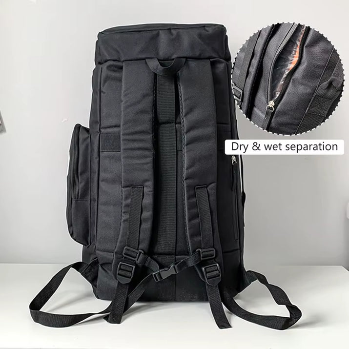 Sport Gym Bag Men Fitness Travel Backpack Large Waterproof Skate Pack for Shoulder Crossbody Training Laptop Dry Wet School Bags