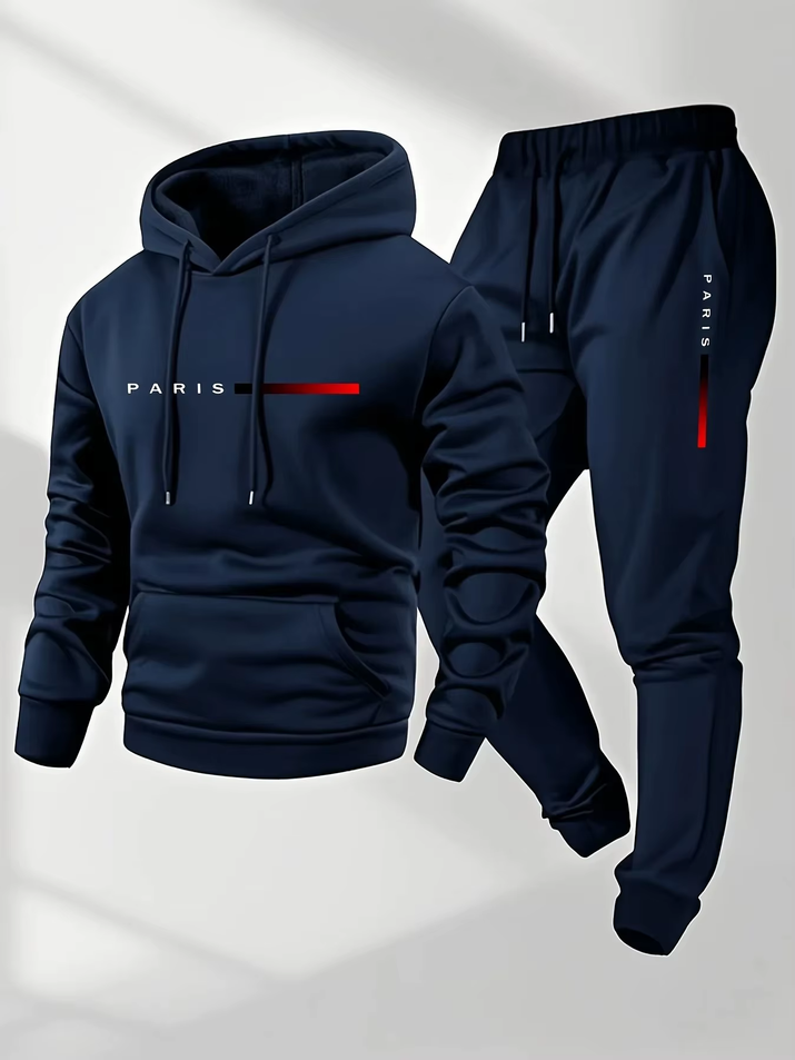Men'S Tracksuit Sets Hoodie and Pants Women Solid Color Hooded Pullover+Pants Suit Casual Sportswear Sets Male