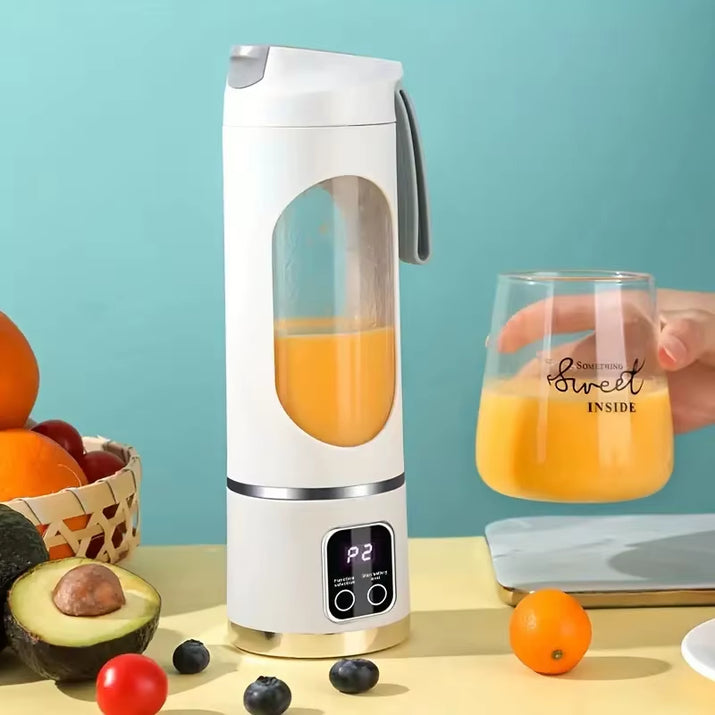 Portable Usb-Rechargeable Blender & Juicer - Easy Clean, Perfect for Fruit & Vegetable Drinks, Milkshakes - 15.2 Ounces Capacity