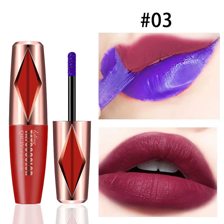 Matte Peel off Liquid Lipstick Waterproof Longlasting Natural Lip Gloss Makeup Tattoo Non-Stick Cup Moisturizing Makeup